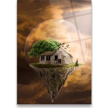 Glass Art Concept Ev Manipülasyon Cam Tablo