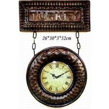 Otantik Çarşı Lucky Art Sarkaçlı Turkey Saat
