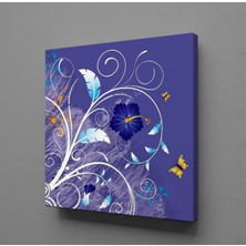 Technopa Eflatun Çiçek Büyüsü 130X130CM