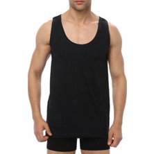 Yıldız Likralı Modal Atlet Siyah