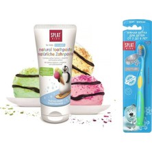 SPLAT 2-6 Yaş Arası Çocuklar Için Meyveli Dondurma Diş Macunu 50 ml + Yumuşak Çocuk Diş Fırçası