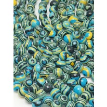 Livza Bijuteri Malahit Sıkma Doğal Taş Dizisi 8mm