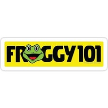 Universal Kurbağa 101 Sticker Araba Oto Arma Duvar Sticker Ev Dekoratif Çıkartma 15 Cm