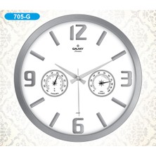Galaxy 705-G Premium Termometreli Duvar Saati