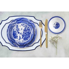 Şah Amerikan Servis Nakışlı 2li Set 35 x 50 cm