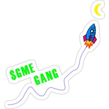 Universal Gme Gang Sticker Araba Oto Arma Duvar Sticker Ev Dekoratif Çıkartma 15 Cm