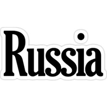 Universal Rusya Sticker Araba Oto Arma Duvar Sticker Ev Dekoratif Çıkartma 15 Cm