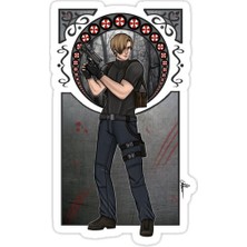 Universal Leon S.Kennedy Sticker Araba Oto Arma Duvar Sticker Ev Dekoratif Çıkartma 15 Cm