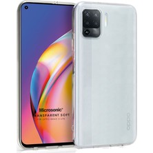 Microsonic Oppo Reno 5 Lite Kılıf Transparent Soft Beyaz