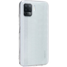 Microsonic Oppo Reno 5 Lite Kılıf Transparent Soft Beyaz