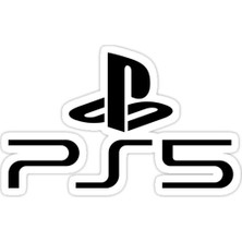 Universal Playstation 5 Sticker Araba Oto Arma Duvar Sticker Ev Dekoratif Çıkartma 15 Cm