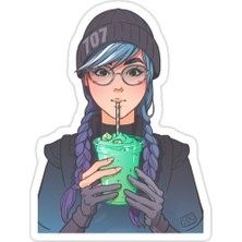 Universal Dokkaebi Şeffaf Sticker Araba Oto Arma Duvar Sticker Ev Dekoratif Çıkartma 15 Cm