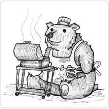 Universal Ayı-Bq Sticker Araba Oto Arma Duvar Sticker Ev Dekoratif Çıkartma 15 Cm