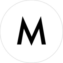 Universal M Harfi Sticker Araba Oto Arma Duvar Sticker Ev Dekoratif Çıkartma 15 Cm