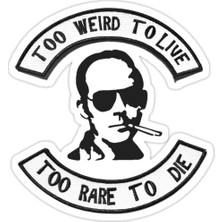 Universal Gonzo Life Sticker Araba Oto Arma Duvar Sticker Ev Dekoratif Çıkartma 15 Cm