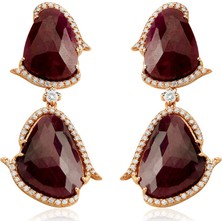 Mas Diamond Love Tasarım Küpe