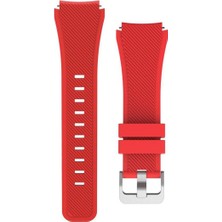 CoverZone Huawei Gt2 46MM Classic Çapraz Frontier Kayış Kordon Kırmızı