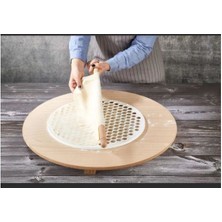 Çilek Ev 199 Gözlü Büyük Boy Pratik Mantı Kalıbı Hamur Kesme Aparatı 40 cm.