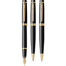 Scrikss 38 Honour Kalem Seti 3'lü Siyah Altın