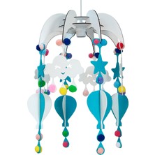 Mingitav Design Otto Dream Light Dekoratif Çocuk Odası Avizesi Bebek Odası Avizesi Mavi