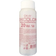 Exicolor Saç Boyası Tüp 60 ml - 0.13 Yoğun Yeşil + 20 Volüm Peroksit + Boya Naylonu