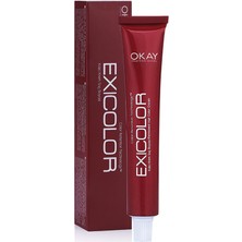 Exicolor Saç Boyası Tüp 60 ml - 0.13 Yoğun Yeşil + 20 Volüm Peroksit + Boya Naylonu