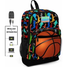 Coral High 23281 USB Bağlantılı Sırt Çantası