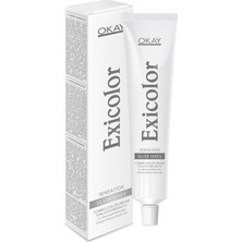 Exicolor Saç Boyası Tüp 60 ml - Şampanya + 30 Volüm Peroksit + Boya Naylonu