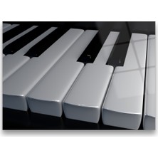 Glass Art Concept Piano Cam Tablo