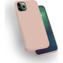 noktaks - Apple iPhone 11 Pro - Kılıf Soft Prüzsüz Renkli Silk Silikon - Pembe