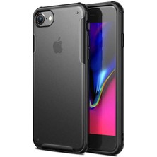 noktaks - Apple iPhone 7 - Kılıf Koruyucu Sert Volks Kapak - Siyah