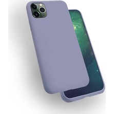 Kilifone - iPhone 11 Pro - Kılıf Soft Prüzsüz Renkli Silk Silikon - Lila