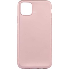 noktaks - Apple iPhone 11 Pro - Kılıf Mat Soft Premier Silikon Kapak - Rose Gold