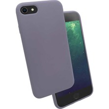 noktaks - Apple iPhone 7 - Kılıf Soft Prüzsüz Renkli Silk Silikon - Lila