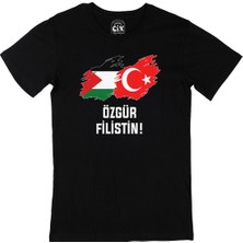 Cix Özgür Filistin Siyah Tişört