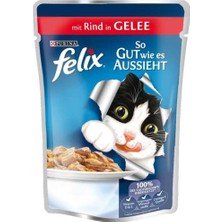 Purina Felix Sığır Etli Kedi Yaş Maması 100 gr