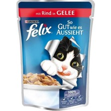 Purina Felix Sığır Etli Kedi Yaş Maması 100 gr