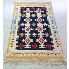 Voho Tekstil Kilim Yolluk - Çift Taraflı Yıkanabilir Otantik Ipekli Motif