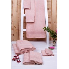 Baveno Zeytin Ağacı Bitkisel Organik Boyama Havlu Seti 6 Parça