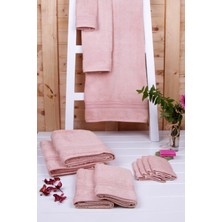 Baveno Limon Kabuğu Bitkisel Organik Boyama Havlu Seti 8 Parça