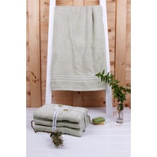 Baveno Limon Kabuğu Bitkisel Organik Boyama 4'lü 76X137 Havlu