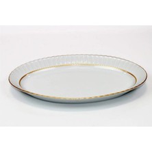 Güral Porselen 30 cm Çift Yaldız 2'li Kayık Tabak