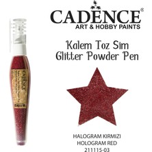Cadence Kalem Toz Sim 21111503 Holo Gram Kırmızı 10 gr