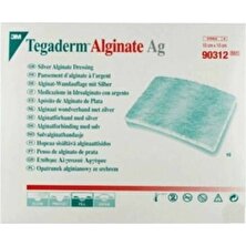 3M (5 Adet) 3m Tegaderm 90312 Alginate Ag Gümüşlü Yara Örtüsü 10CMX10CM Antimikrob