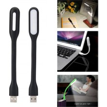 Wozlo USB LED Lamba Katlanabilir Pc Laptop Klavye Aydınlatma Siyah