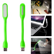 Wozlo USB LED Lamba Katlanabilir Pc Laptop Klavye Aydınlatma Yeşil