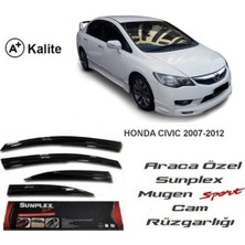 Sunplex Honda Civic Fd6 Cam Rüzgarlığı 2007 / 2012 Mugen Tip Sunplex