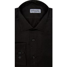 Süvari Slim Fit Armür Desenli Erkek Gömlek