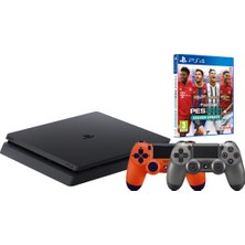 Sony Ps4 Slim 500GB  Konsol + 2. Ps4 Kol + Ps4 Pes 2021Teşhir