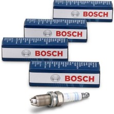 Bosch Fiat Doblo Albea Marea 4'lü Buji Seti FR8DC+ Bosch